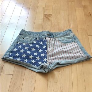 Women’s Topshop moto shorts